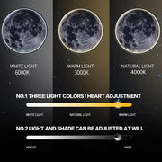 Modern Moon Wall Lamp Led Ceiling Lamps Bedroom Bedside Living Room Lamp Decor Home Indoor Lighting Lustre Dimmable Wall Lights