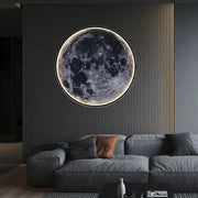 Lámpara de pared moderna Moon: iluminación elegante y regulable para un ambiente acogedor