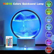 🌊 LED RGB Sandscape Lamp – 3D Moving Sand Art Night Light with 16 Colors & Remote