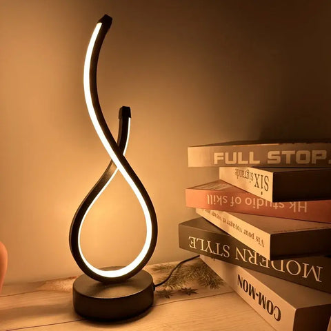 💡 LED Table Lamp – Modern Decorative Nightlight for Bedroom & Coffee Shop Ambiance