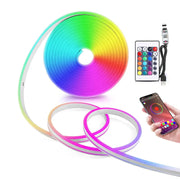 5V USB RGB Neon LED Strip 1M 2M 3M 4M 5M RGB Neon Tape With Bluetooth App and Remote Control For Sign Neon Decoration Lighting