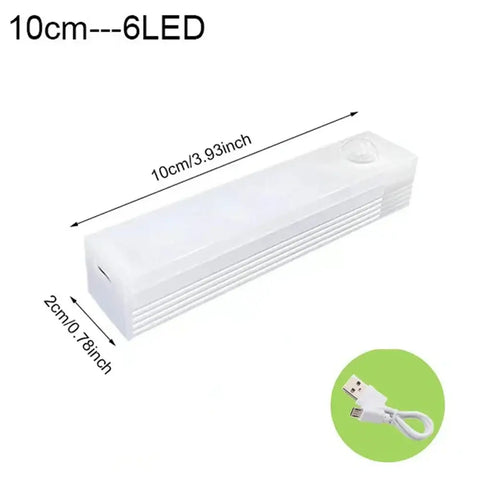 Motion Sensor Light  Wireless LED Night Light USB Rechargeable Magnetic suction lamp Closet Lamp  Induction night light Aisle  ﻿