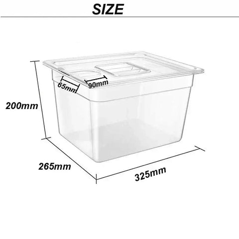 NO.1 Quality New material11L Container For Sous Vide Cooker Machine，Container With Lid