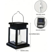 1 PC Garden Decor Outdoor Solar Lights Retro Palace Lantern Lights Hanging Candle Lamps Landscape Lighting Floor Lights