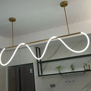 Modern Long Hose Led Ceiling Chandelier for Table Dining Room Kitchen Bar Pendant Lighting Suspension Design Lusters Luminaires