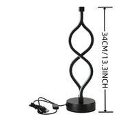 Creative Twist Shape USB Desk Lamp – A Unique Decorative Lighting Solution