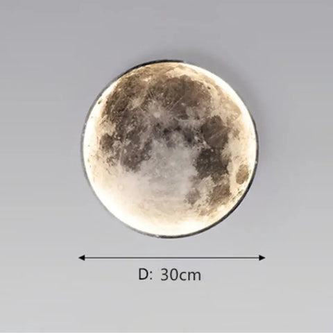 Lámpara de pared Moon: elegante diseño lunar para un interior acogedor y con estilo