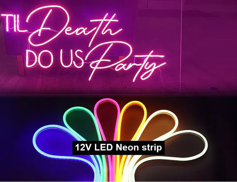 Bande LED néon 12 V – Éclairage étanche et flexible pour la décoration intérieure et extérieure