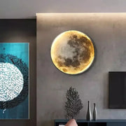 Lámpara de pared Moon: elegante diseño lunar para un interior acogedor y con estilo