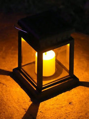 1 PC Garden Decor Outdoor Solar Lights Retro Palace Lantern Lights Hanging Candle Lamps Landscape Lighting Floor Lights