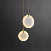 Led Marble Pendant Lights Bedroom Bedside Kitchen Hanging Lamp Stairs Stone Modern Round Decoration Ceiling Chandeliers Lustres