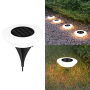 1/4PCS Solar Outdoor Lights,14LED Waterproof Lawn Lamp,360° Floor Lighting  for Garden,Yard,Driveway,Patio,Camping,Summer Decor