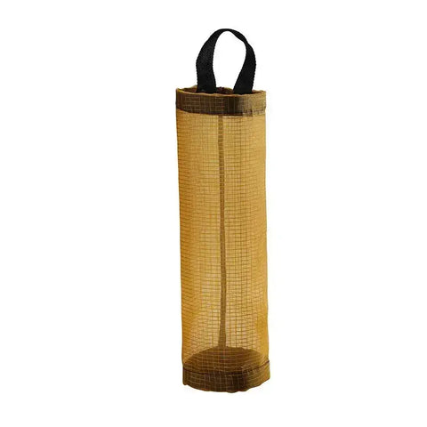 Wall Hanging Mesh Bag Garbage Bags Dispenser  Plastic Bags Finishing Storage Drawing Gadget  Portable Home Kitchen Organization