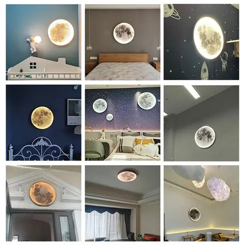 🌙 Applique murale Moon – Design lunaire élégant pour un intérieur cosy et élégant