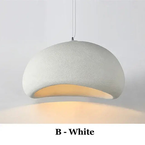 Nordic Wabi Sabi Pendant Light Modern LED Ceiling Chandelier for Living Room Bedroom Dining Room Designer E27 Decor Hanging Lamp