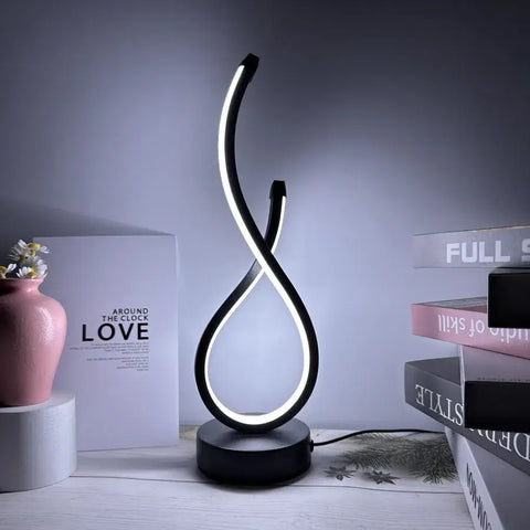 💡 LED Table Lamp – Modern Decorative Nightlight for Bedroom & Coffee Shop Ambiance