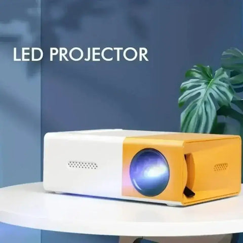 Mini projetor LED portátil, YG300, compatível com HDMI, USB, TF, áudio, casa, leitor multimídia, inteligente, portátil, viagem,