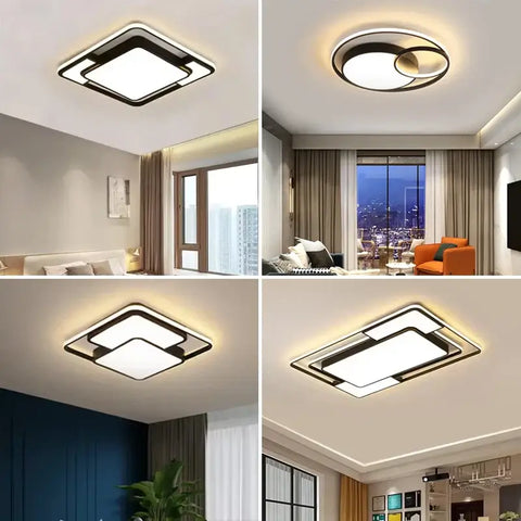 Living Room LED Ceiling Lamp Modern Simple Bedroom Room Dining Light Nordic Lustre Home Decoration Interior Lighting Chandelier