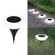 1/4PCS Solar Outdoor Lights,14LED Waterproof Lawn Lamp,360° Floor Lighting  for Garden,Yard,Driveway,Patio,Camping,Summer Decor