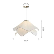 Nordic Flowers Cloth Chandelier Home Decoration French Led Pendant Lights For Bedroom Balcony Loft Hanging Lamps Luster Fixtures