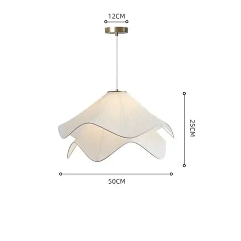 Nordic Flowers Cloth Chandelier Home Decoration French Led Pendant Lights For Bedroom Balcony Loft Hanging Lamps Luster Fixtures