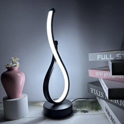 💡 LED Table Lamp – Modern Decorative Nightlight for Bedroom & Coffee Shop Ambiance