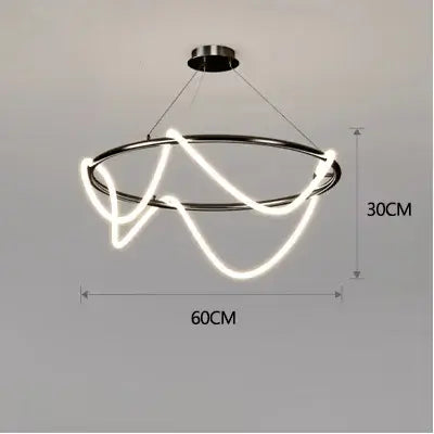 Modern Long Hose Led Ceiling Chandelier for Table Dining Room Kitchen Bar Pendant Lighting Suspension Design Lusters Luminaires