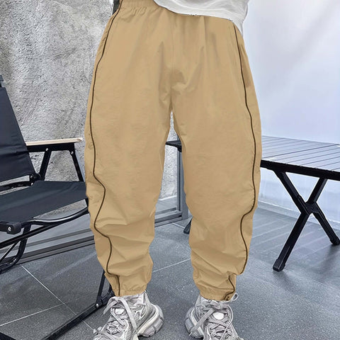 Men's Casual Loose Fit Joggers, Chic Street Style Sports Pants for Outdoor Activities